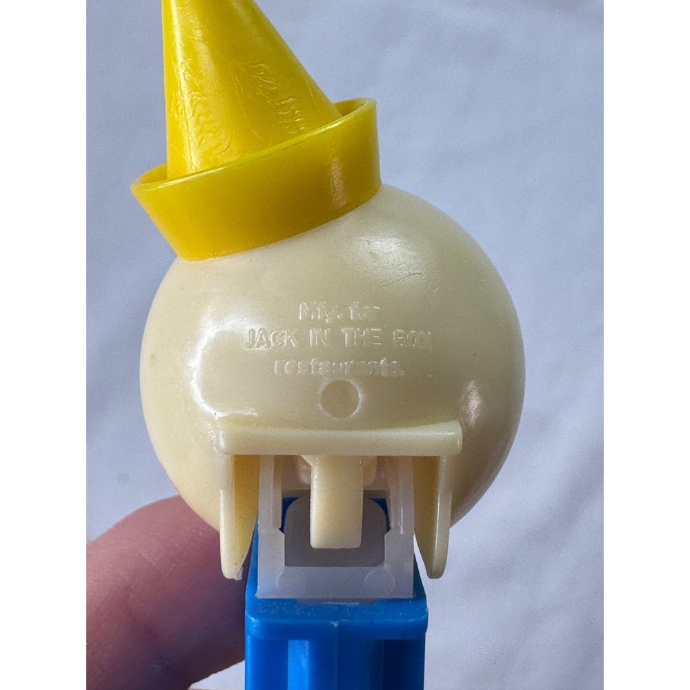 Vintage PEZ Dispenser Lot Jack In The Box Clown Blue Hat Girl Pigtails 3pc - Picture 6 of 7